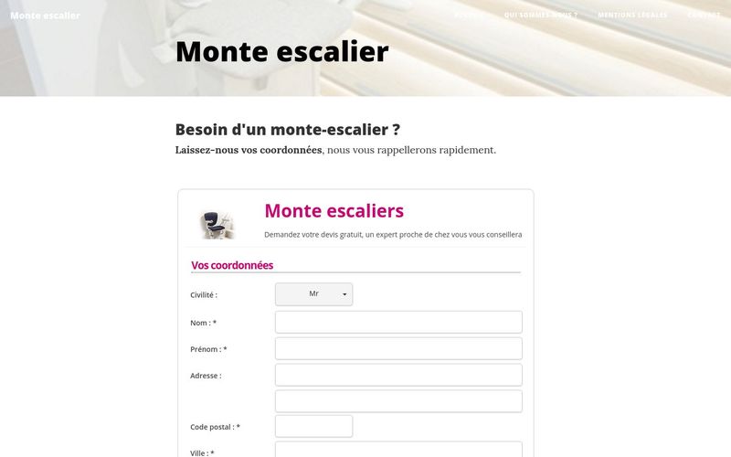 Quel professionnel pour l'installation d'un monte escalier ?
